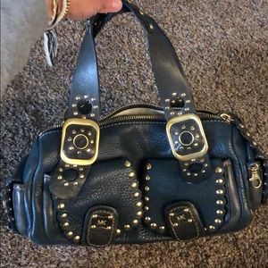 Micheal Kors navy blue purse